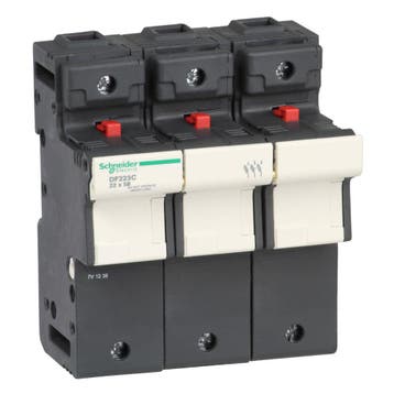 TeSys 3P Zekeringhouder 125A 22x58mm - DF223C [2 Stuks], Doe-het-zelf en Verbouw, Elektra en Kabels, Verzenden, Nieuw, Overige typen