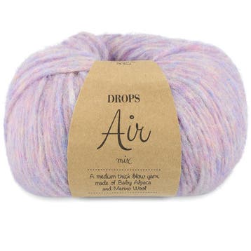 DROPS Air Mix - 15 paarse mist - Wol Garen, Ophalen of Verzenden, Nieuw