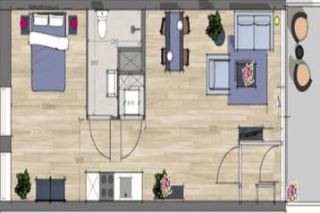 Studio Spoorlaan in Tilburg, 50 m² of meer, Tilburg