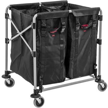 Linnenwagen | Staal | Inklapbaar | Incl. Waszak | Wielen |, Verzenden, Nieuw in verpakking