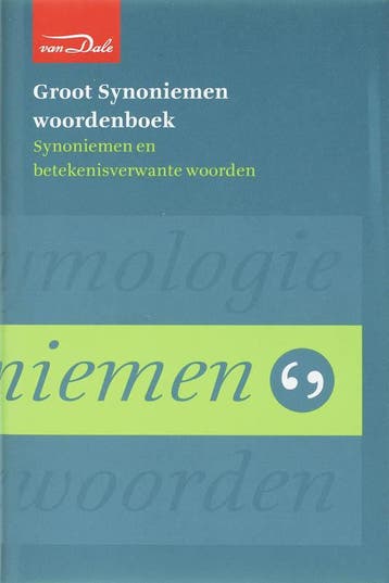 Van Dale Groot Synoniemenwoordenboek / Van Dale, Boeken, Woordenboeken, Verzenden, Gelezen