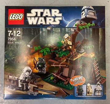 Lego Set - 7956 - Star Wars - Ewok Attack, Nieuw
