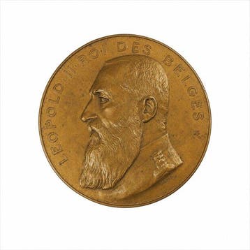 Belgisch-Congo. Leopold II. Historical Medal King of the