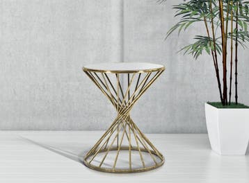 KLEINE TAFEL HYPNOS CM Ø 42X50, Huis en Inrichting, Tafels | Sidetables, Ophalen of Verzenden, Nieuw