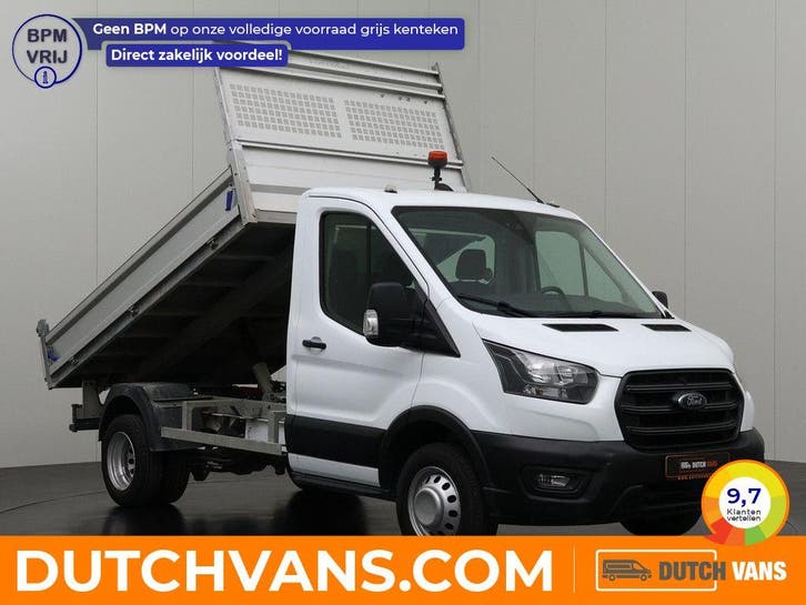 Ford Transit 2.0TDCi Kipper 2022 L4 H1 Diesel, Auto's, Bestelauto's, Te koop, Handgeschakeld, BTW verrekenbaar, Diesel, Wit, Euro 6