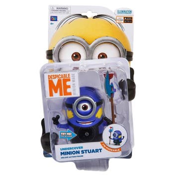 Despicable Me 2 Stuart Undercover Minion Action Figure, Ophalen of Verzenden, Nieuw