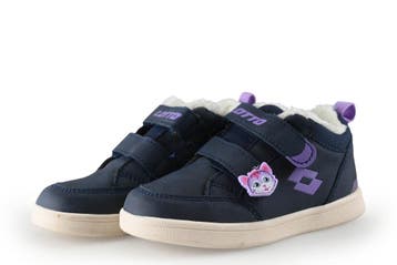 Lotto Hoge sneakers Meisjes in maat 25 Blauw, Verzenden, Jongen of Meisje, Schoenen, Zo goed als nieuw
