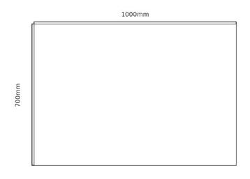 SALE - Varden 100 x 70 - Frameloos - Spiegel - Rechthoek -, Huis en Inrichting, Ophalen of Verzenden, Nieuw