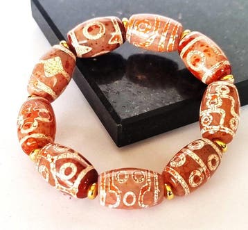 Tibetaanse Dzi-armband – De Negen Heilige Talismannen –