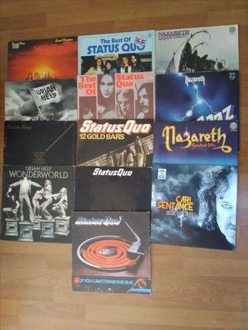 Status Quo , Uriah Heep , Nazareth - 13 x albums - LP albums, Nieuw in verpakking
