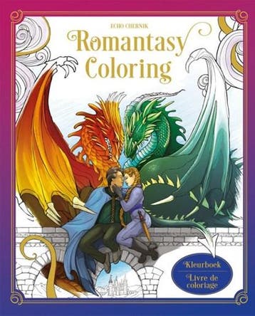 Romantasy Coloring Kleurboek / Romantasy Coloring Livre de, Zo goed als nieuw, Romantasy Coloring Kleurboek / Romantasy Coloring Livre de coloriage | Centrale Uitgeverij Deltas | 
9789044769968