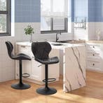 Set van 2 Retro Barkrukken – Verstelbare Kunstleren Barstoel, Verzenden, Nieuw