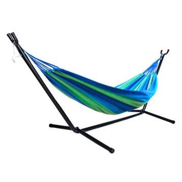 Gardlov Hangmat 200x150 cm - Stalen Frame - Tweepersoons..., Tuin en Terras, Hand-tuingereedschap, Ophalen of Verzenden, Nieuw