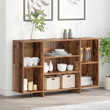 vidaXL Dressoir Oudhout 120 x 30 x 75 cm Bewerkt hout, Huis en Inrichting, Kasten | Dressoirs, Verzenden, Nieuw, Overige houtsoorten