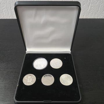 Nederland. Muntset piekenset 1929 t/m 2001 incl. penning