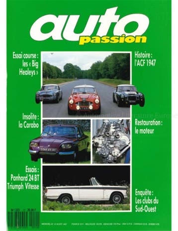 1987 AUTO PASSION TIJDSCHRIFT 10 FRANS, Nieuw, Author