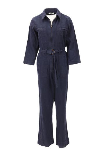 By Bar Jumpsuit in maat S Blauw, Kleding | Dames, By Bar, Verzenden, Zo goed als nieuw, Blauw