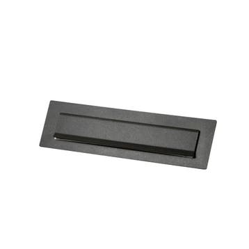 STOER! Rome briefplaat 340x95mm staal - antraciet, Verzenden, Nieuw