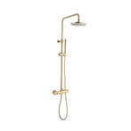 Sani Royal Opbouw Regendouche met Thermostaatkraan Goud, Nieuw