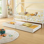 Bedlades Ydre set van 2 wit 97,5x92x22 cm [en.casa], Verzenden, Nieuw