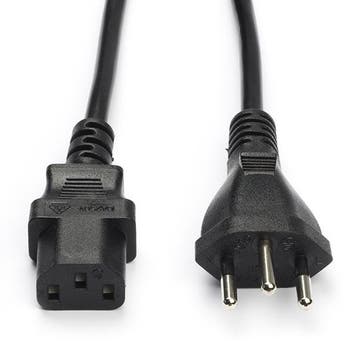 C13 kabel | Nedis | 2 meter (Zwitserland), Verzenden, Nieuw