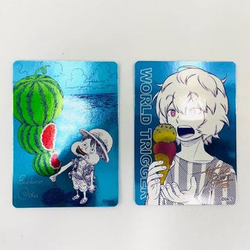 Shueisha - 2 Card - One Piece - Luffy, Yuma Kuga Summer, Nieuw