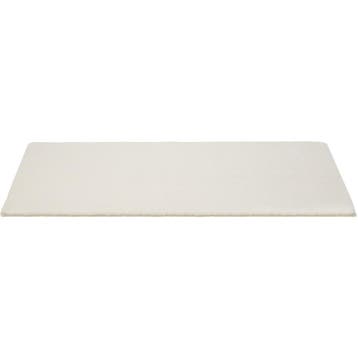 Kortpolig vloerkleed Soft Zone - 80 x 150 cm, crème, Huis en Inrichting, Verzenden, Nieuw
