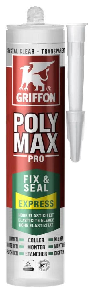 Griffon polymax fix seal express 1 stuk, 300 gr, glashelder, Verzenden, Nieuw