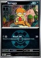 Scraggy 134/217 Reverse Holo Quick Ball Ascended Heroes, Ophalen of Verzenden, Nieuw, Losse kaart, Foil