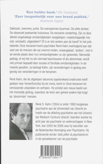Onze hersenen 9789050189217 R. Kahn, Boeken, Verzenden, Gelezen, R. Kahn