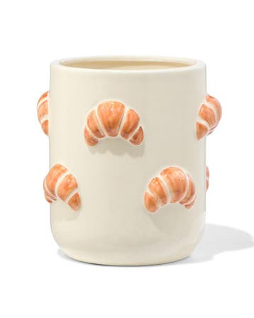 HEMA Pennenbak 10.5x10.5cm croissants, Verzenden, Nieuw