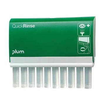 Plum QuickRinse oogspoelstation - 2x5 ampullen à 20 ml, Verzenden, Nieuw