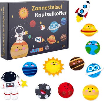 JUST23 Kosmische Knutselkoffer Zonnestelsel Edition -, Kinderen en Baby's, Ophalen of Verzenden, Zo goed als nieuw