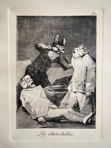 Francisco de Goya (1746-1828), after - Los Caprichos - Los