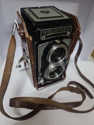 Rollei Rolleiflex T (Model 1, Grey) - Carl Zeiss Tessar 75mm, Audio, Tv en Foto, Fotocamera's Analoog, Nieuw