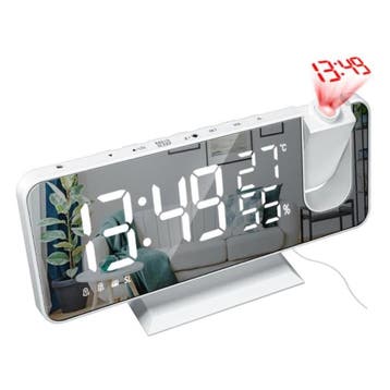Multifunctionele Digitale LED Klok - Wekker Spiegel Alarm, Verzenden, Nieuw