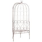 vidaXL Tuinbank 95 cm ijzer antiekbruin, Tuin en Terras, Tuinbanken, Verzenden, Nieuw, Metaal