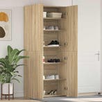 vidaXL Schoenenkast met plank Bruin 80 x 35.5 x 180 cm, Verzenden, Nieuw
