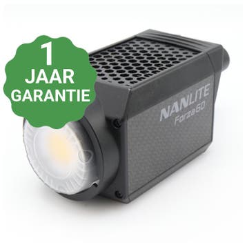 Nanlite Forza 60 LED Light (FM-mount) + 5M extension cable, Verzenden, Gebruikt, Overige merken