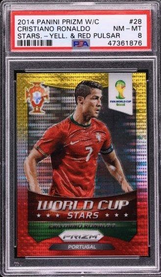 2014 Panini Cristiano Ronaldo #28 - Yellow & Red Pulsar -, Nieuw