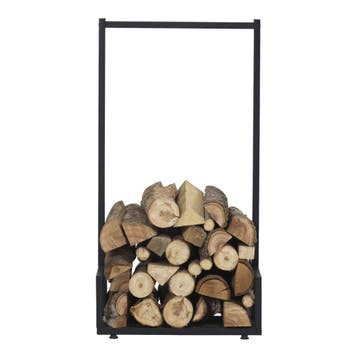 [en.casa] Brandhout Thisted rek houtopslag 50x35x95 cm metaa, Verzenden