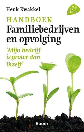 9789024403813 Handboek familiebedrijven en opvolging, Verzenden, Nieuw, Henk Kwakkel