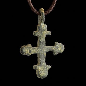 Viking periode Brons Prachtig Scandinavisch christelijk