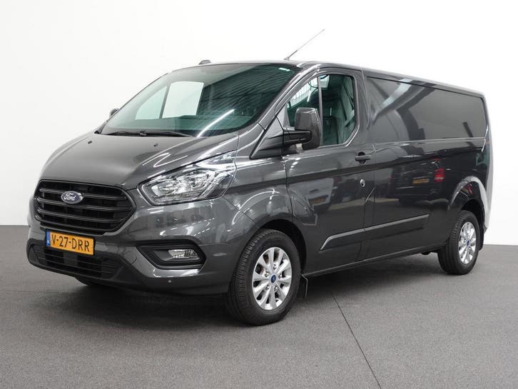 Ford Transit Custom 300 2.0 TDCI 130pk L2H1 Trend Automaat, Auto's, Bestelauto's, Lease, Automaat, Zilver of Grijs, Financial lease