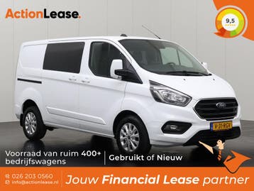 Ford Transit Custom Dubbel cabine L1 H1 2020 Diesel, Auto's, Automaat, Zwart, Wit, Diesel