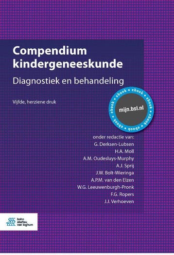 Compendium kindergeneeskunde 9789036817912, Verzenden, Zo goed als nieuw