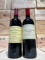 2008 & 2002 Château Trotanoy - Pomerol - 2 Flessen (0.75, Nieuw