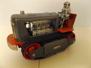 Toy Nomura - Speelgoed voertuig Piston Tractor With Robot