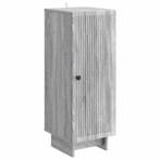vidaXL Dressoir Grijs Sonoma 33 x 34,5 x 90 cm Bewerkt hout, Huis en Inrichting, Verzenden, Nieuw, Overige houtsoorten, Minder dan 50 cm