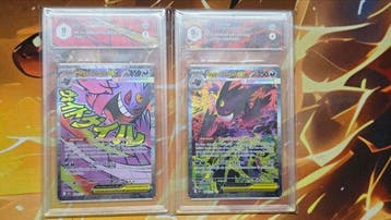 Pokémon - 2 Graded card - Gengar 284 Full art - Graad 9.5, Nieuw